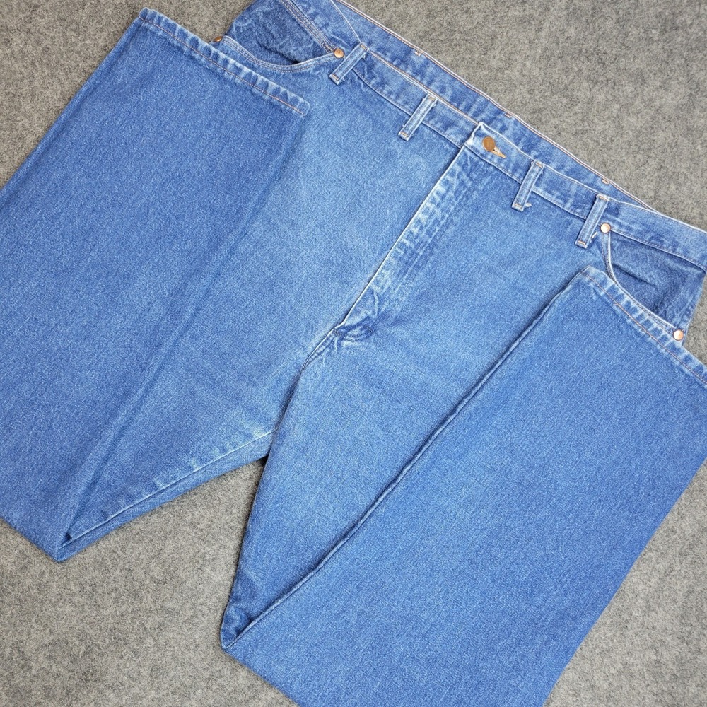 Wrangler Jeans 46x34 Blue Cowboy Americana Western Country Rodeo Work Wear